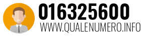 Numero di telefono 016325600 016325600