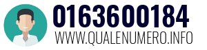 Numero di telefono 0163600184 0163600184