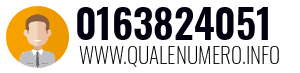 Numero di telefono 0163824051 0163824051