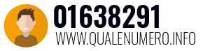 Numero di telefono 01638291 01638291