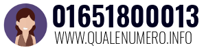 Numero di telefono 01651800013 01651800013