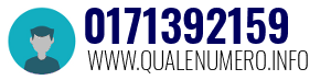 Numero di telefono 0171392159 0171392159