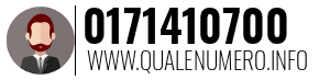 Numero di telefono 0171410700 0171410700