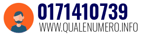Numero di telefono 0171410739 0171410739