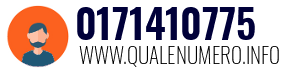 Numero di telefono 0171410775 0171410775
