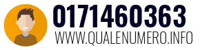 Numero di telefono 0171460363 0171460363