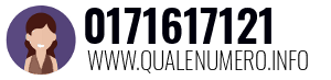 Numero di telefono 0171617121 0171617121