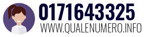 Numero di telefono 0171643325 0171643325