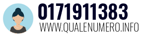 Numero di telefono 0171911383 0171911383