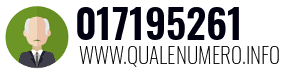 Numero di telefono 017195261 017195261