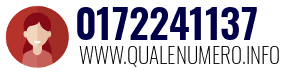 Numero di telefono 0172241137 0172241137