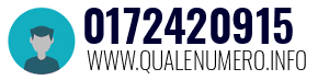 Numero di telefono 0172420915 0172420915