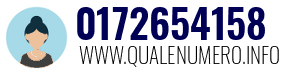 Numero di telefono 0172654158 0172654158