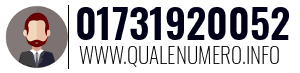 Numero di telefono 01731920052 01731920052
