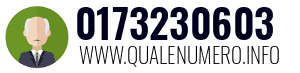Numero di telefono 0173230603 0173230603