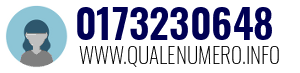 Numero di telefono 0173230648 0173230648