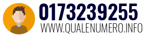 Numero di telefono 0173239255 0173239255