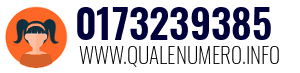 Numero di telefono 0173239385 0173239385