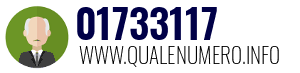 Numero di telefono 01733117 01733117