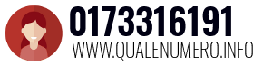 Numero di telefono 0173316191 0173316191
