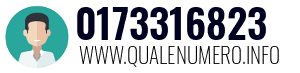 Numero di telefono 0173316823 0173316823