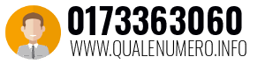 Numero di telefono 0173363060 0173363060