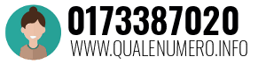 Numero di telefono 0173387020 0173387020