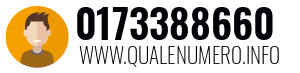 Numero di telefono 0173388660 0173388660