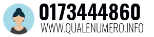 Numero di telefono 0173444860 0173444860