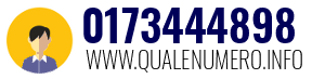 Numero di telefono 0173444898 0173444898