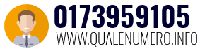 Numero di telefono 0173959105 0173959105