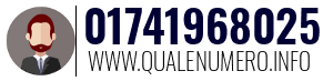 Numero di telefono 01741968025 01741968025