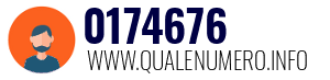 Numero di telefono 0174676 0174676