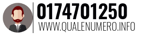Numero di telefono 0174701250 0174701250