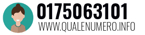 Numero di telefono 0175063101 0175063101