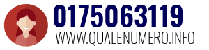 Numero di telefono 0175063119 0175063119