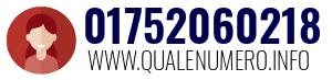 Numero di telefono 01752060218 01752060218