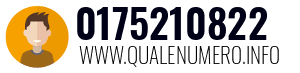 Numero di telefono 0175210822 0175210822