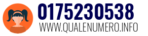 Numero di telefono 0175230538 0175230538