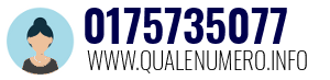Numero di telefono 0175735077 0175735077