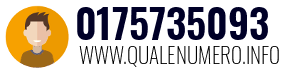 Numero di telefono 0175735093 0175735093