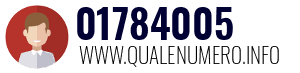 Numero di telefono 01784005 01784005
