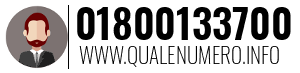 Numero di telefono 01800133700 01800133700