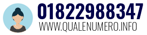 Numero di telefono 01822988347 01822988347