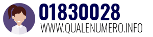 Numero di telefono 01830028 01830028