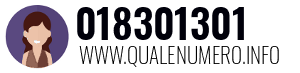 Numero di telefono 018301301 018301301