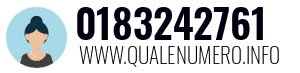 Numero di telefono 0183242761 0183242761