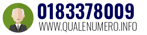 Numero di telefono 0183378009 0183378009