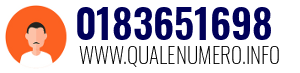 Numero di telefono 0183651698 0183651698