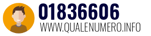 Numero di telefono 01836606 01836606